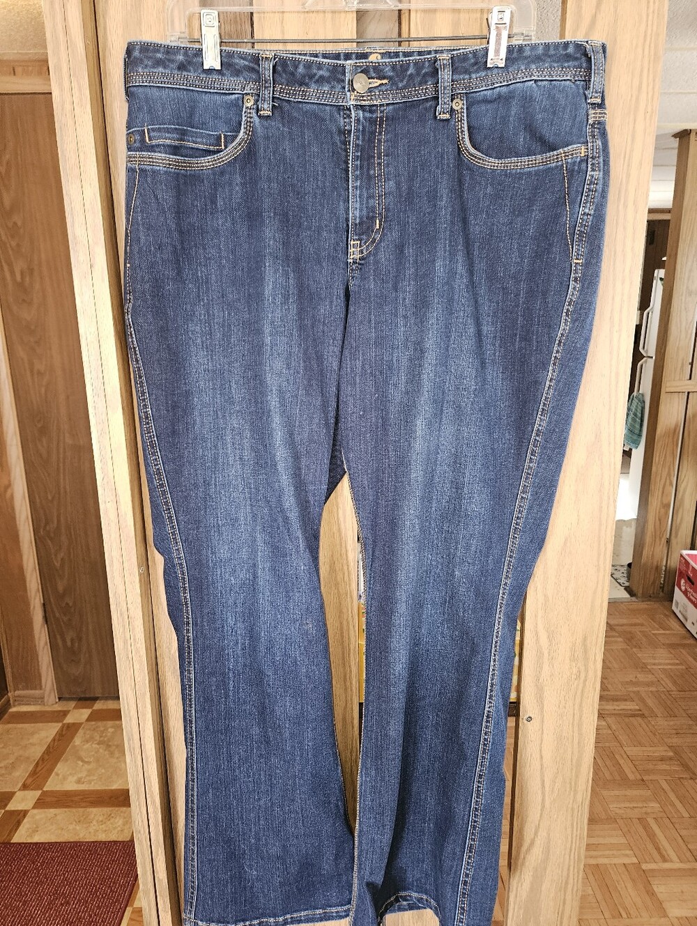 NWOT Carhartt Sz 16 Short Relaxed Fit Jeans